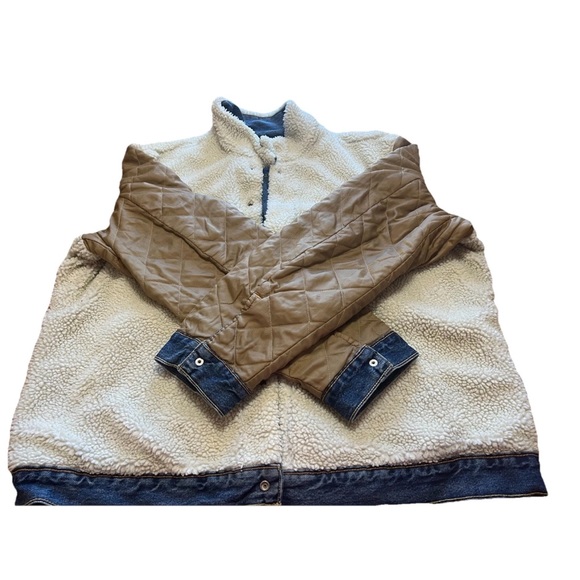 Levi’s Premium Big E Sherpa Trucker Jacket XXL Heavy Warm 16365‑0070 EXC Cond - Picture 13 of 16